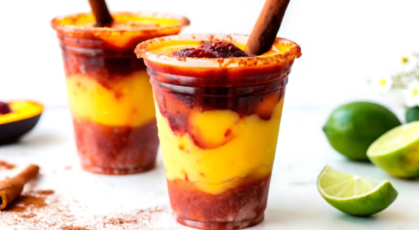 Mango and Chamoy Sorbet