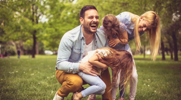 family outside