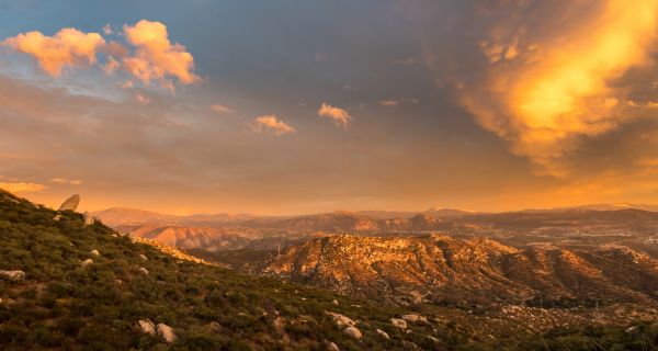 golden hour in Ramona